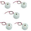 Pangyoo PYouo-DC Motor 5pcs 2MM 2 Wire Brush Motors, DC 1.5V 3V 4.5V 5V 6V, 2 Pins Plug Spacing PH 2.0mm, DC Motor Micro 300 Solar Motor view 1