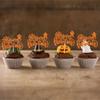 24Pcs Happy Halloween Cupcake Toppers Orange Glitter Ghost Spider Halloween Cake Topper Decorations for Halloween Theme Kids Babyshower Party Decorations Supplies view 4