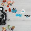 24Pcs Halloween Spooky One Cupcake Toppers Blue Bat Boo Boy First Birthday Cupcake Picks for Halloween Theme Boy Kids First Birthday Party Decorations Supplies view 3