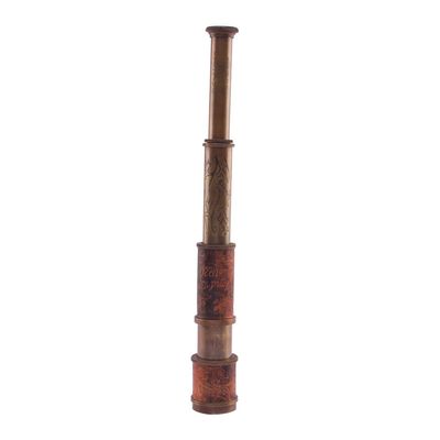 ALFAMART HT Brass Working Telescope/Spyglass, Portable Monocular Refractor Scouting Sightseeing Brass Telescope, Nautical Collector's and Home Decorative Telescope by Multi Bucket Store