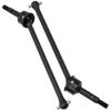2Pcs ShareGoo Steel Front CVD Drive Shaft CVD Driveshaft Dogbone Joint Compatible with Traxxas UDR 1/7 RC Unlimited Desert Racer Repalce of 8550 8553 (Black) view 2