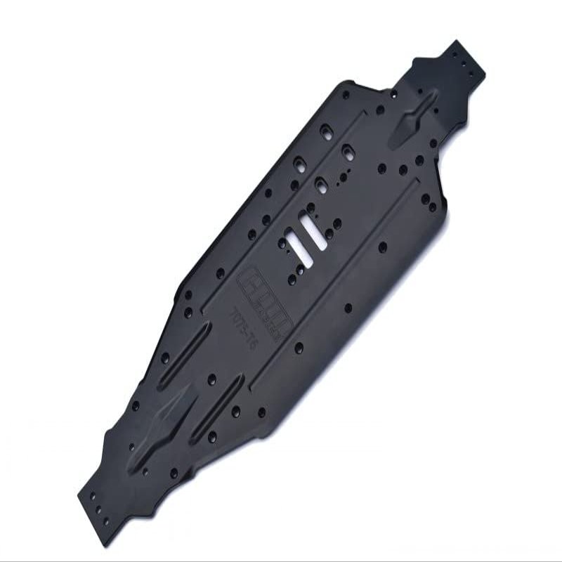 GPM Aluminum 7075-T6 Chassis Plate for TRAXXAS 1/8 4Wd Sledge Monster Truck-95076-4 (Black)