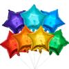 18 Inch Star Foil Balloons, 50pcs Multi Mylar Helium Rainbow Balloons for Party Decoration view 2