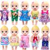 WONDOLL 12 inch Alive Baby Doll-Clothes and Accessories - 10 Sets Clothes for 10-12 Inch Dolls, Baby Doll Clothes Dress Outfits Accessories Christmas Birthday Gift for Kids view 2