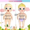 WONDOLL 12 inch Alive Baby Doll-Clothes and Accessories - 10 Sets Clothes for 10-12 Inch Dolls, Baby Doll Clothes Dress Outfits Accessories Christmas Birthday Gift for Kids view 3