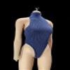 1/6 Scale Female Figure Clothes,Female Stretch Bodysuit Swimsuit Clothing for 12inch PH TBL Seamless Action Figure Body (A) view 2