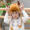 Kids Animal Hat Plush Dog Tiger Rabbit Party Cosplay Hat Funny Warm Earflap Cap view 4