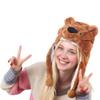 Kids Animal Hat Plush Dog Tiger Rabbit Party Cosplay Hat Funny Warm Earflap Cap view 4