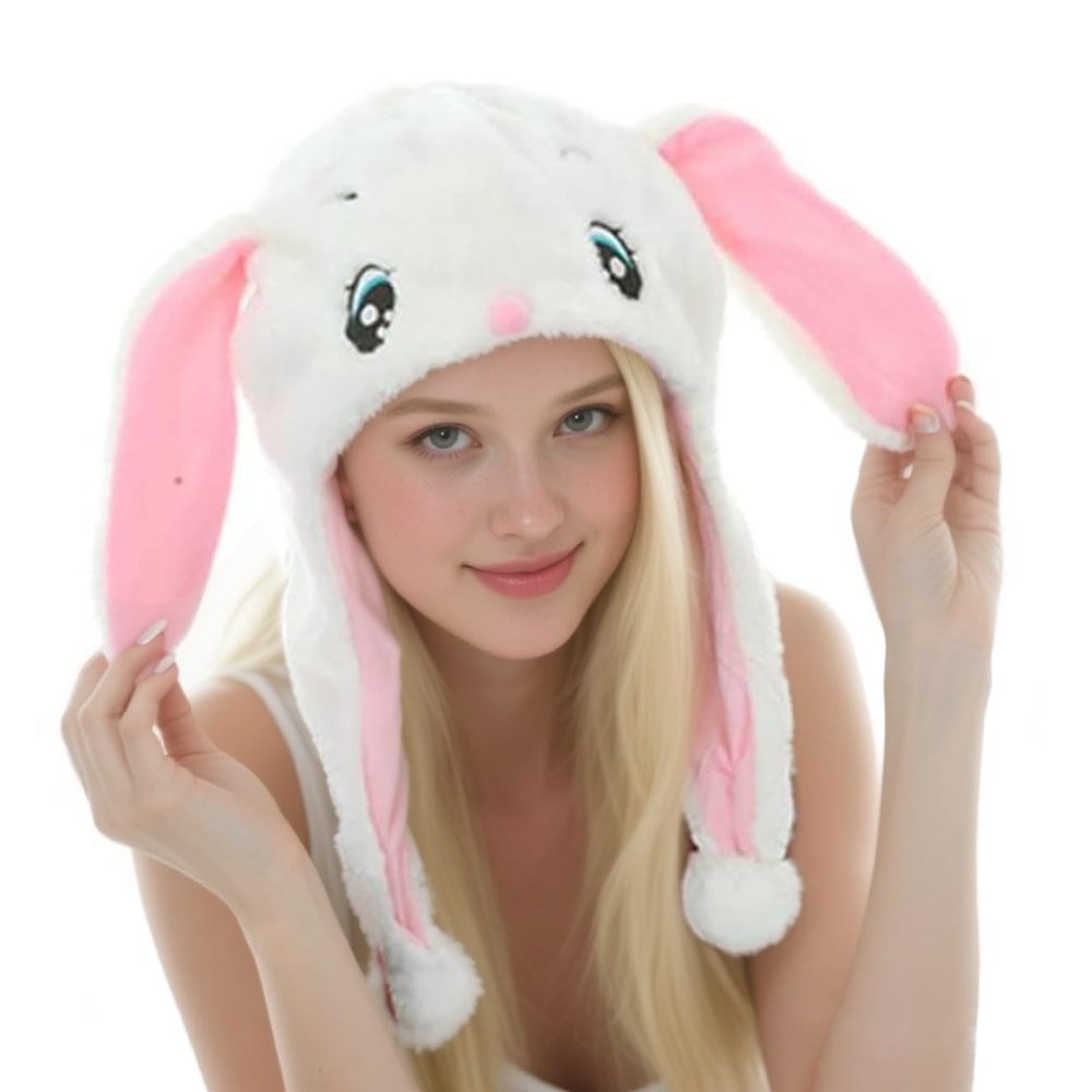 Kids Animal Hat Plush Dog Tiger Rabbit Party Cosplay Hat Funny Warm Earflap Cap