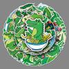 50Pcs Crocodile Stickers Cute Cartoon Animal Stickers for Laptop Skateboard Bicycle Water Bottle Scrapbook Cars Phone Guitar Suitcase Luggage,Vinyl Waterproof Alligator Stickers for Teens Kids Boys view 3