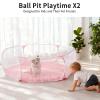 Kids Ball Pit Large Pop Up Children Ball Play Tent for Toddlers Girls Boys for Indoor Outdoor Baby Playpen with Carry Tote, Balls Not Included (Pink) view 3