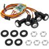 ShareGoo 5Led RC Light Kit Bumper Light Headight 18mm w/10 Modes Compatible with Traxxas Slash 2WD/44 1/10 RC Car view 1