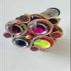 Kaleidoscope Brass Unique Classic Kaleidoscope Double Wheel Kaleidoscope Gift by M/S Nautical Personalized (Yellow Engrave, Without Stand) view 3