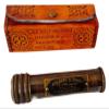 Antique Brass Kaleidoscope with Engraved Leather Box, Nautical Kaleidoscope Nautical Handmade Engraved Kaleidoscope Unique Brass Base Vintage Kaleidoscope Gift by M/S Nautical Personalized view 1