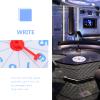 Spinning Prize Wheel Game Spinners Wheel Wall Prize Turntable 0-9 Number Roulette for Carnival Trade Show Win The Fortune Math Game 10cm Sky- Blue view 3