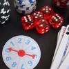 Spinning Prize Wheel Game Spinners Wheel Wall Prize Turntable 0-9 Number Roulette for Carnival Trade Show Win The Fortune Math Game 10cm Sky- Blue view 4