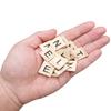 400 PCS Wood Spelling Tiles DIY Wooden Letters for Spelling Wood Tile Game view 2