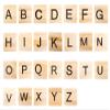 400 PCS Wood Spelling Tiles DIY Wooden Letters for Spelling Wood Tile Game view 3