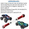 Upgrade Metal Turnbuckles/Camber Link for 1/10 Traxxas Slash 4X4/2WD, Rustler 4X4/2WD, Hoss 4x4, Stampede 4X4/2WD VXL, Nitro Slash/Rustler,Bandit/VXL,RC Car. RED view 4