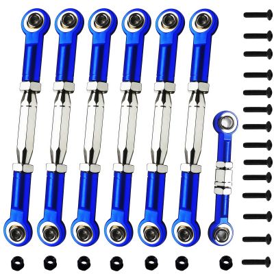 Adjustable Aluminum Turnbuckles/Camber Link Suitable for 1/10 Traxxas Slash 4X4/2WD, Rustler4X4/2WD, Stampede 4X4/2WD VXL, Nitro Slash/Rustler, Bandit/VXL,Upgrade RC Car Parts(Navy Blue)
