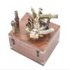 Royalmart Nautical Sextant Antique Astrolabe Ship Navigation Instrument Celestial & Nautical Sextant with Two Extra Sighting Telescope/Astrolabes Sextant Tool (5" Compass Antique) view 1