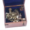 Royalmart Nautical Sextant Antique Astrolabe Ship Navigation Instrument Celestial & Nautical Sextant with Two Extra Sighting Telescope/Astrolabes Sextant Tool (5" Compass Antique) view 2