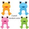 Animolds Baby Squeaky Toy Squeeze Party Favors Toys for Boys Novelty Toys & Amusements Screaming Rubber Gag Gifts Small Animal Toys Funny Dog Toys 6-8In Baby Sensory Toys 2PK(Squeeze Me Froggy 2PK) view 2