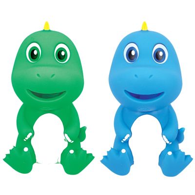 Animolds Baby Toys Squeaky Toy Squeeze Party Favors Toys for Boys Novelty Toys & Amusements Screaming Rubber Gag Gifts Small Animal Toys Funny Dog Toys 6-8In Baby Sensory Toys 2PK(Squeeze Me Dino 2PK)