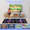 TV Dance Mat for Kids, Musical Dance Step Pad with 100+ Games, 200+Songs, HD Camera,2 Controllers, Plug and Play Games for Girls& Boys Over 3 Years view 4