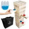 SWOOC Games - Giant Tower Party Game with Hidden Jello Shots - Includes Disposable Cups, Lids & Carrying Case - Stacks up to 5ft - Tipsy Topple Game for Adults - Giant Outdoor Games - Jumbo Bar Fun view 1