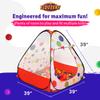 Kids Ball Pit Pop up Play Tent, Playhouse Tent for Boys Girls Babies and Toddlers, Indoor Outdoor Toy Perfect Kids Gifts, 50 Ball Pit Balls Included view 3