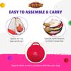 Kids Ball Pit Pop up Play Tent, Playhouse Tent for Boys Girls Babies and Toddlers, Indoor Outdoor Toy Perfect Kids Gifts, 50 Ball Pit Balls Included view 4