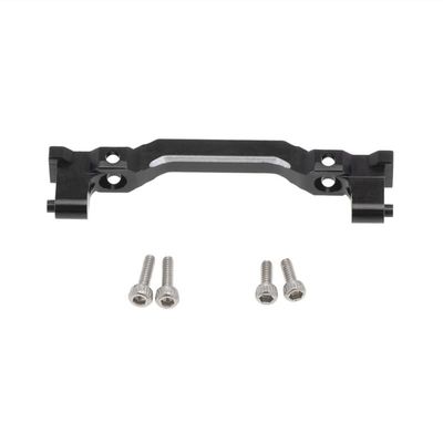 Metal Front Bumper Mount Frame Crossmember Upgrade Parts for 1/24 RC Crawler Axial SCX24 90081 AXI00002 Accessories ( Color : Black )