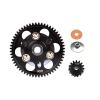 KYX Racing Hardened Steel Transmission Gear Spur Gear Set 56T/15T Upgrades Accessories for 1/10 RC Crawler Car Axial Wraith view 1