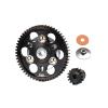 KYX Racing Hardened Steel Transmission Gear Spur Gear Set 56T/15T Upgrades Accessories for 1/10 RC Crawler Car Axial Wraith view 2