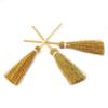 Honbay 10PCS Miniature Artificial Mini Straw Brooms with Red Ropes Halloween Straw Craft Decoration Witches Accessory for Costume Cosplay Party (6.89") view 4