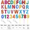 TaoBary 112 Pcs DIY Letter Kit Glitter Customizable Banner Letters Include 107 Letters and Numbers 3 Rope and 2 Needles for Birthday Halloween Christmas Wedding Valentine Party Decor(Rainbow) view 4