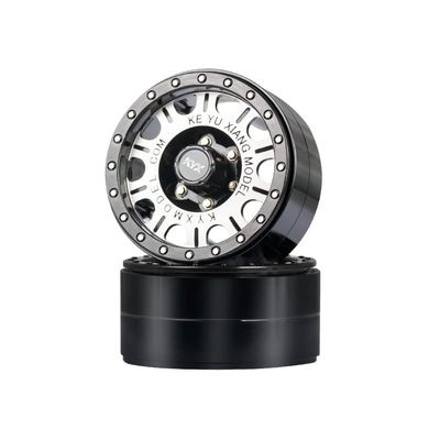 KYX Racing Aluminum 1.9" Wheel Rims Upgrades Parts Accessories for 1/10 RC Crawler Car Axial SCX10 II 90046 SCX10 III Capra UTB TRX4 TRX6