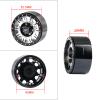 KYX Racing Aluminum 1.9" Wheel Rims Upgrades Parts Accessories for 1/10 RC Crawler Car Axial SCX10 II 90046 SCX10 III Capra UTB TRX4 TRX6 view 3