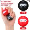 20 Pieces Ninja Stress Relief Balls Sensory Stress Balls Bulk for Kids and Adults PU Squeeze Stretchy Soft Relief Fidget Toy for Carnival Reward Party Bag Xmas Gift view 3