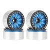 4PCS Metal 1.9 Beadlock Wheel Rim Hubs for 1/10 RC Crawler Car Axial SCX10 90046 AXI03007 Traxxas TRX4 RC4WD D90 D110 ( Color : Blue ) view 1