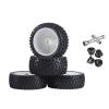 Greendhat 4Pcs 85mm Tires Wheel Tyre for Wltoys 144001 124019 104001 RC Car Upgrade Parts 1/10 1/12 1/14 Scale Off Road Buggy ( Color : Lemon Yellow ) view 3