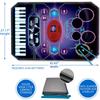 QShark 2 in 1 Kids Music Learning Toys for Boys Girls, Drum Set + Piano Mat | Record & Playback, Built-in Songs, 8 Instrument Sounds, 24 Keys, Christmas Birthday Gifts for Toddler 3 4 5 6 7 8 Years view 2