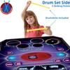 QShark 2 in 1 Kids Music Learning Toys for Boys Girls, Drum Set + Piano Mat | Record & Playback, Built-in Songs, 8 Instrument Sounds, 24 Keys, Christmas Birthday Gifts for Toddler 3 4 5 6 7 8 Years view 4