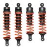 4Pcs Metal Front and Rear Shock Absorber for Traxxas Slash Rustler Stampede Hoss 4X4 VXL 1/10 RC Car Upgrade ( Color : Red ) view 2