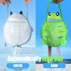 Novelty Place Sea Shell Bag for Kids, Shell Collecting Picking Up Holding Mesh Shells Bags with Strap for Children, Beach Sand Toy Seashell Bag Green & Grey (Pack of 2) view 4