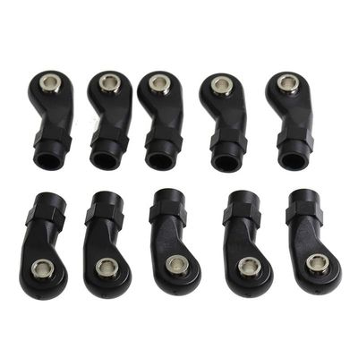 10Pcs Plastic M4 Rod End Link Linkage Balls Joint Head for 1/10 RC Car Crawler Axial SCx10 II 90046 TRAxxAS TRx4 ( Color : D )