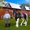 Lori  Mini Boy Doll & Toy Horse  6-Inch Doll & Black Pinto Horse  Set with Clothes, Animal & Accessories  Playset for Kids  3+ Years Landon & Luna view 4