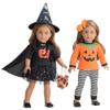 sweet dolly 18 Inch Doll Clothes Accessories Halloween Pumpkin Witch Costume Pumpkin Suit Set for 18 inches Dolls view 1