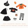sweet dolly 18 Inch Doll Clothes Accessories Halloween Pumpkin Witch Costume Pumpkin Suit Set for 18 inches Dolls view 2